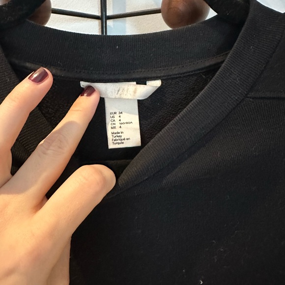 Embroidered Floral Sweatshirt with Bell Sleeves - Picture 2 of 3